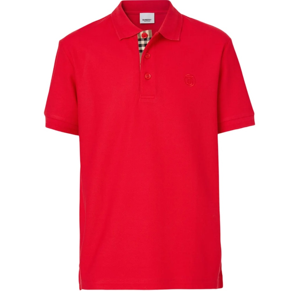 Burberry - monogram motif polo shirt